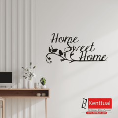 Home Sweet Home Metal Duvar Dekoru