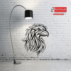 Kartal Figürlü Metal Duvar Dekoru