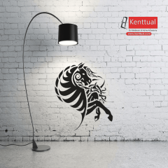 Şaha Kalkan At Metal Duvar Dekoru