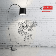 Spiderman Metal Duvar Dekoru