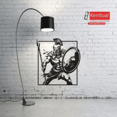 Spartaküs Metal Duvar Dekoru