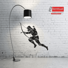 Okçu Suikastçı Metal Duvar Dekoru