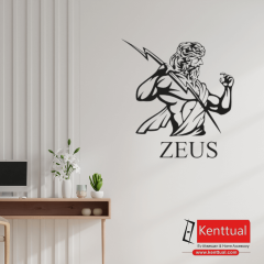 Zeus Metal Duvar Dekoru