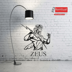 Zeus Metal Duvar Dekoru