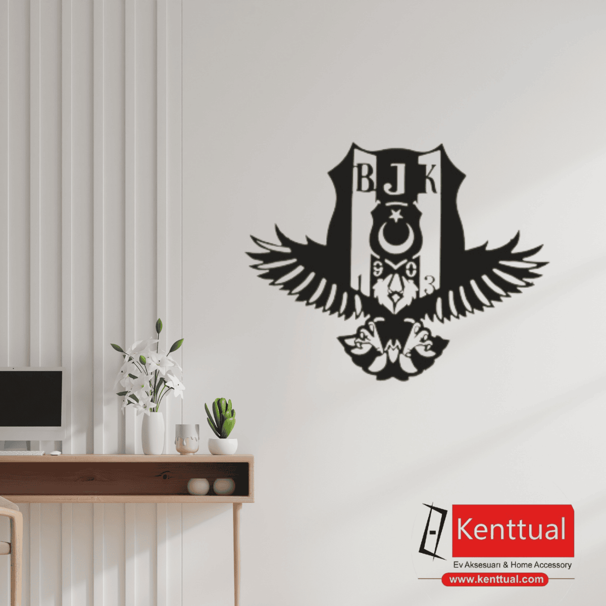 Beşiktaş Metal Duvar Dekoru