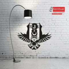 Beşiktaş Metal Duvar Dekoru