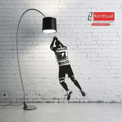 Ronaldo Gol Sevinci Metal Duvar Dekoru