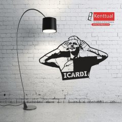 Mauro Icardi Metal Duvar Dekoru