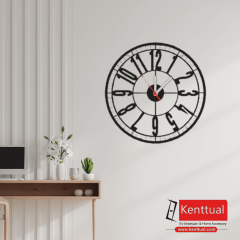 Klasik Metal Duvar Saati