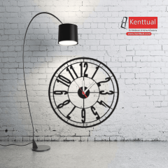 Klasik Metal Duvar Saati