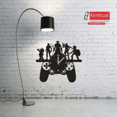 Gamer Zone Metal Duvar Saati