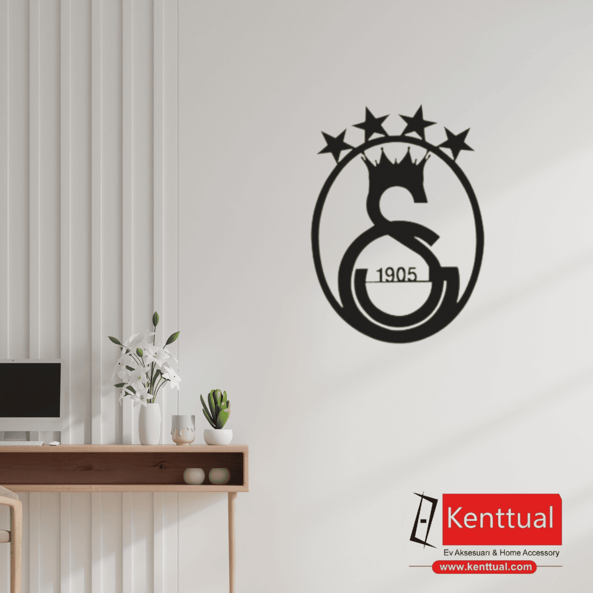 Galatasaray Metal Duvar Dekoru